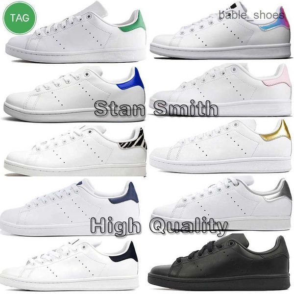 

2023 original smith stan men women casual shoes green black white blue red pink silver mens fashion leather shoe flats sports sneakers