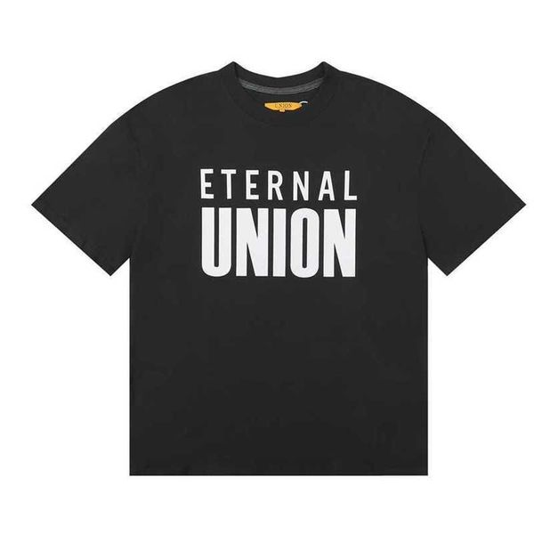 

20% off ss fog niche trendy printed short sleeved t-shirt for both men and women, White;black