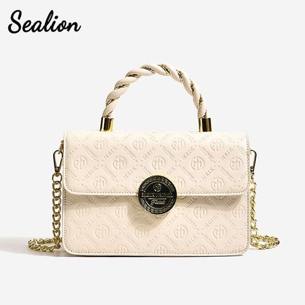 

sealion light luxury high end spring/summer handbag small square bag women's 2023 new chain crossbody bag