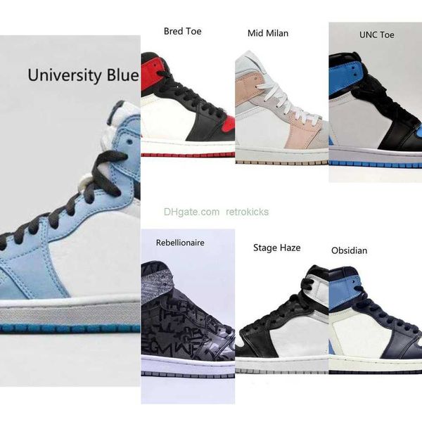 

women men 1s shoes 1 ts fragment university blue dark mocha mid space jam washed black skyline lucky green panda unc toe bred chicago lost a