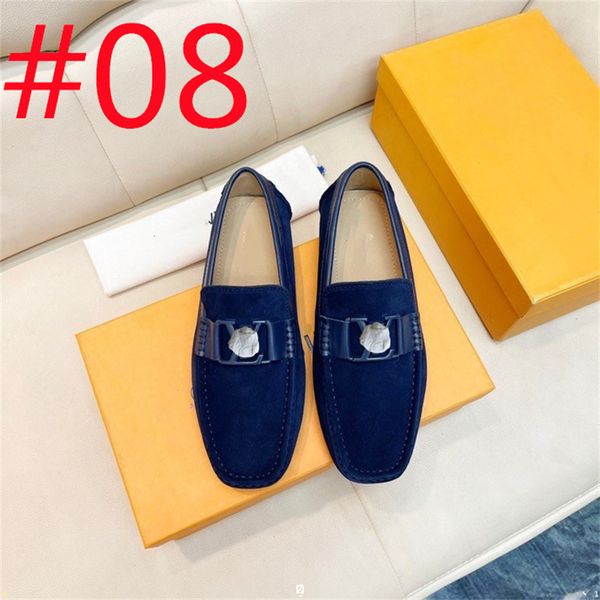 

l11/29model designer loafers men 2023 summer shoes comfy slip-on classic fashion design men casual shoes men leather boat shoes, Black