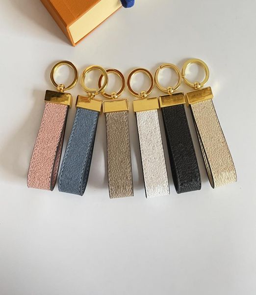 

high qualtiy luxury keychain brand designers key chain gift men women car bag keychains with box and packaging9475605, Silver