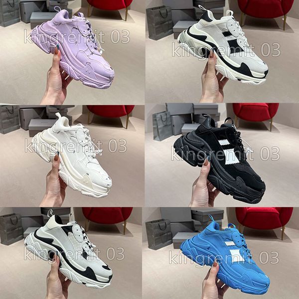

designer casual shoes triple s sneakers the hacker project casual shoes women men rhyton sneaker fashion platform trainers multicolor printi, Black