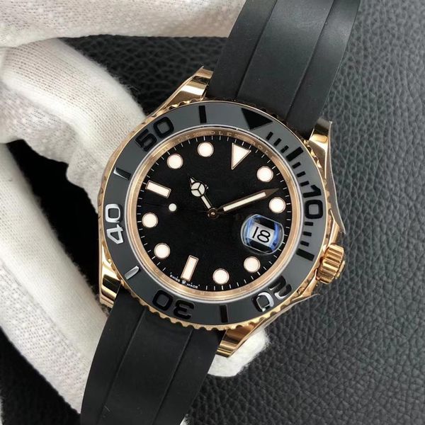 

ew men's watch diameter 42mm thick 12mm 3235 movement sapphire glass mirror swiss ice blue luminous function waterproof syste297w, Slivery;golden