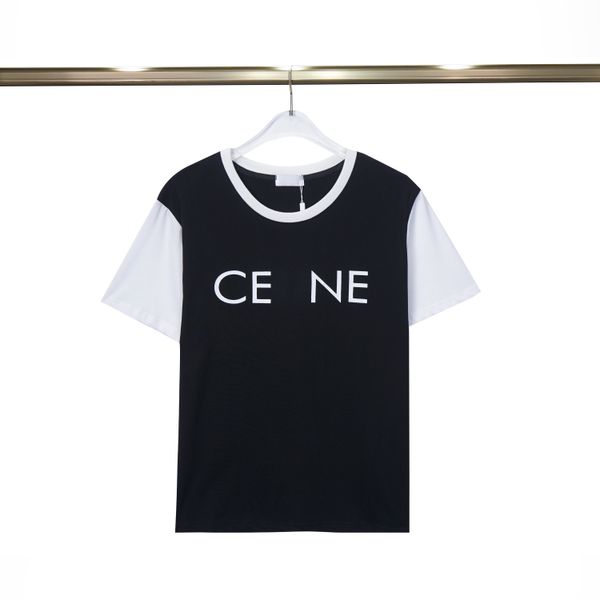 

mens t shirts woman designer of luxury tshirts brand t shirt clothing spray letter short sleeve spring summer tide men and women tee new2023, White;black