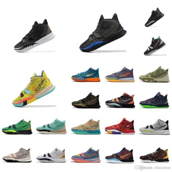 

ogkyrie 7 kyries designer basketball shoes collection special womens kyrie men gold daybreak beach vibes sisterhood icons of sport citron pu