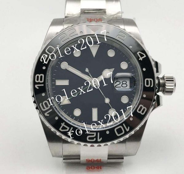 

mens luxury wristwatches super men's noobf asia 3186 factory 0mm automatic movement cal.3186 watch v12 version 904l steel ceramic bezel, Slivery;brown