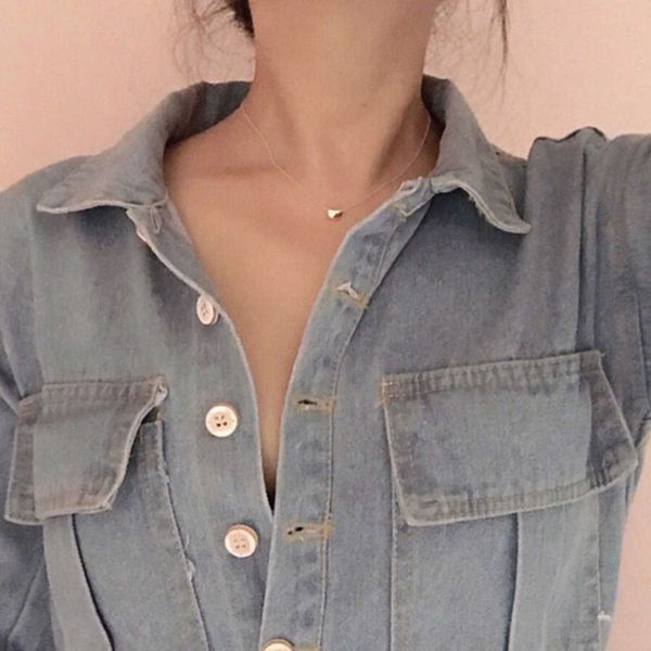 

designers925 sterling silver bean collarbone chain girls' double t small group light luxury pea necklace rose gold lovesickness valenti, Black