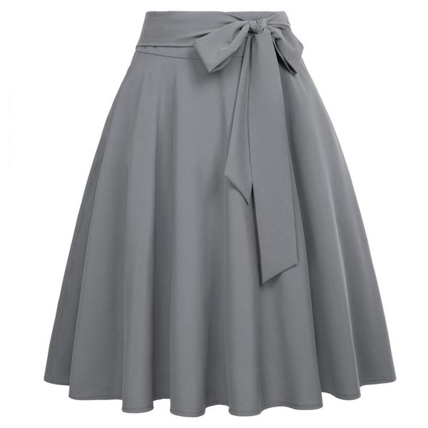 

capris womens solid high waist tied front pleated short midi aline skirt black, Black;white