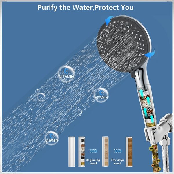 

bathroom shower sets ten function filter pressurized flower five inch panel massage flower shower head back airbrush water shower by dhl