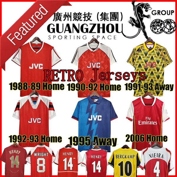 

retro soccer jersey highbury home football shirt pires henry reyes 02 03 05 06 98 99 bergkamp 94 95 adams persie 96 97 galla 86 87 89 wright, Black;yellow
