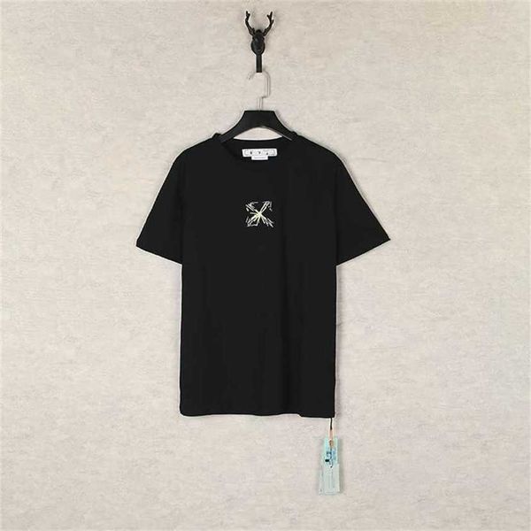 

24% off summer new letter printed short sleeve t-shirt batch, White;black