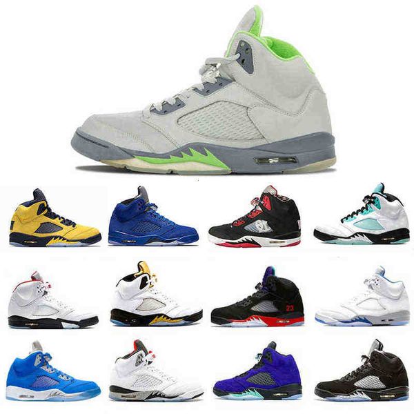 

green bean jumpman 5 5s trophy room mens basketball shoes island anthracite hyper royal ice blue stealth 2.0 space jam sail men sports