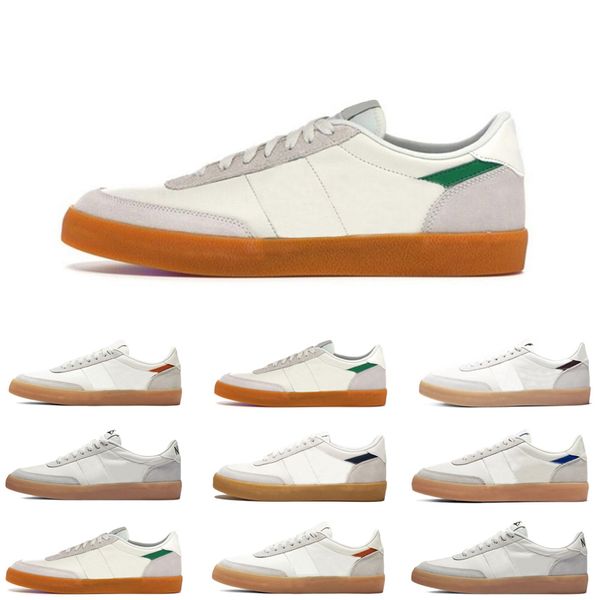 

designer men women running shoes white black soar blue gum midnight navy leather sail gum desert orange men trainers sports sneakers sneaker