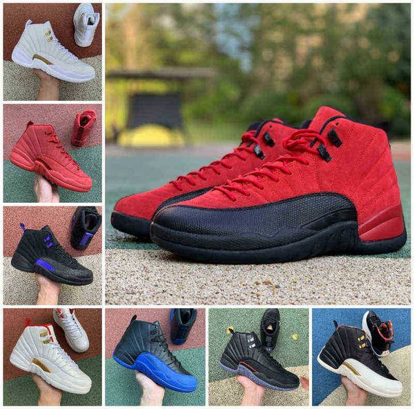 

2022 easter 12 12s mens high basketball shoes twist utility grind indigo flu game dark concord jumpman ovo white royalty fiba