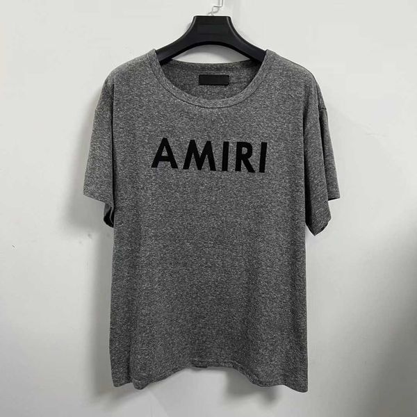 

designer clothing tees tshirt amiiri style 17ss bamboo knot cotton gray high street trend versatile casual t-shirt men, White;black