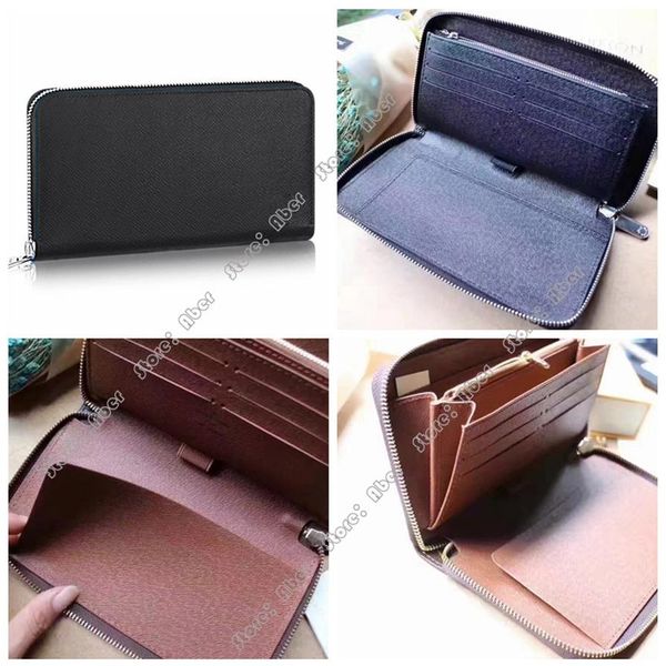 

aber zippy organizer long wallets women real leather travel wallet popular customization women clutch chequebook passport hold298g, Red;black
