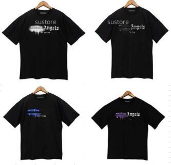 

men's t shirts t shirts mens t shirt graffiti palms palmangel city designer limited inkjet letter printing women's sailboat short, White;black