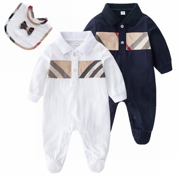 

newborn baby girls and boy romper short sleeve cotton jumpsuits kids clothing brand letter print infant baby romper, Blue