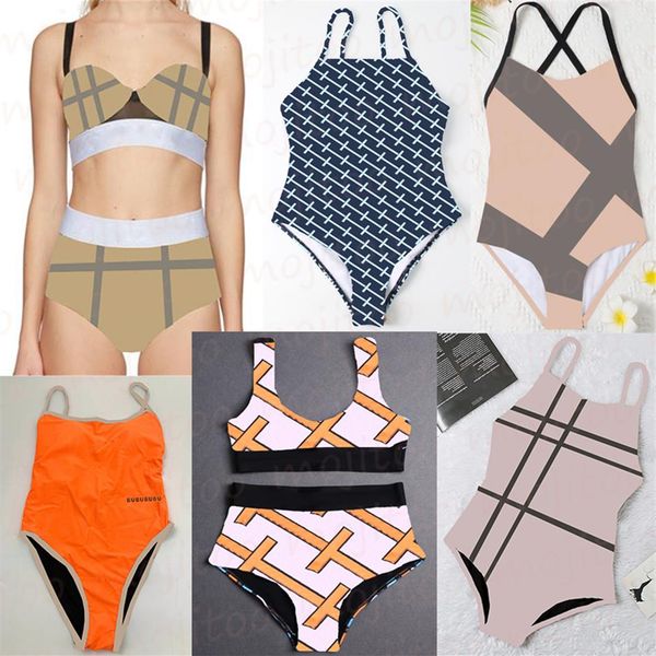 

plaid pattern womens bikinis swimwear luxury classic underwear swimsuit summer lady bikinis set beachwear279c, Black