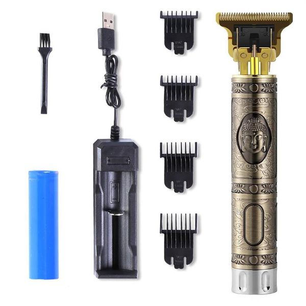 

professional electric hair trimmer vintage t9 0mm hair clipper barber beard hair cutting machine for man247p