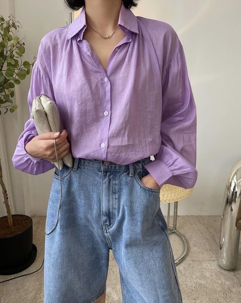 

polos spring woman beautiful shirt with long sleeves, White