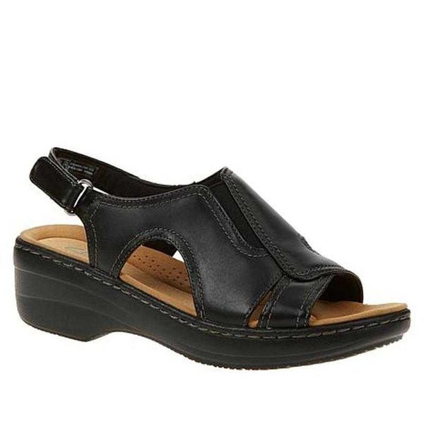 

sandals 2022 summer shoes of women fashion peep toe casual wedge sandals women's plus size 43 platform ladies sandalias j230422, Black