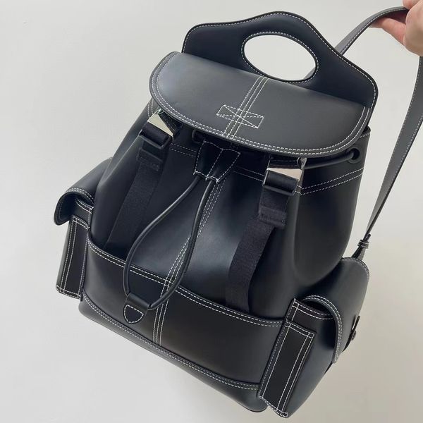 

9a designer leather backpack style full leather outside suture shop now