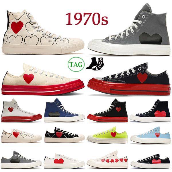 

designer casual shoes 1970s canvas platform sneakers high low play midsole red blue grey white natural outdoor sneakers walking sports train