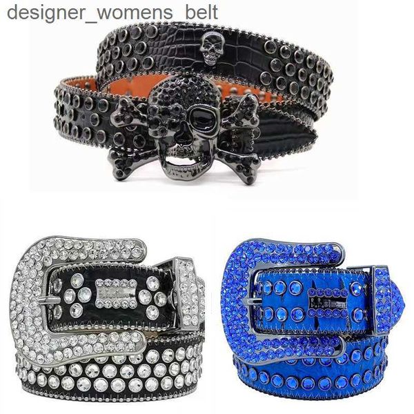 

designer belt men women bb simon belt luxury designer belt retro needle buckle belts 20 color crystal diamond20f6, Black;brown