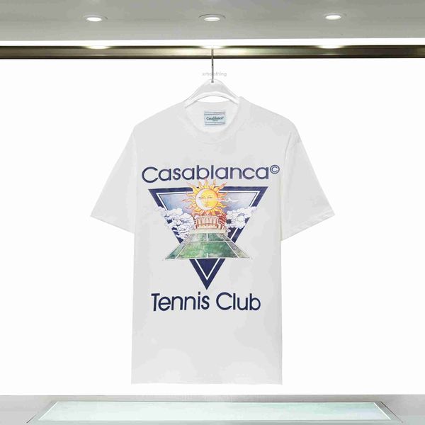 

summer men's casablanc t-shirts designers t shirt mens women fashion brand man casual luxury clothing street shorts sleeve clothes tsh, White;black
