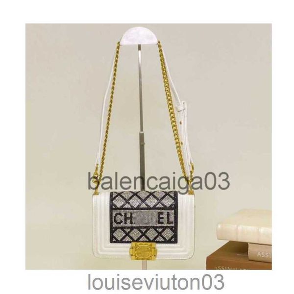 

designer channel bag tote shoulder handbag crossbody bag luxurious fashion new high beauty diamond inlay shoulder makeup messenger bag