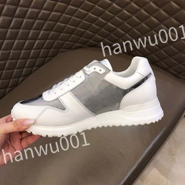 

new designer men causal shoes fashion woman leather lace up platform sole sneakers white black mens womens luxury