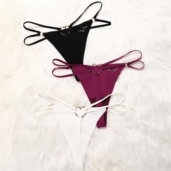 

women's panties t-back lingerie low-waist fitness sports g-string vs female underwear women lce silk thong temptation in2744, Black;pink