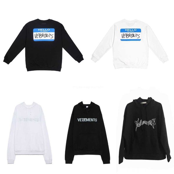 

designer hoodie warm hooded sweatshirts hoody mens and womens hoodys fashion autumn winter high street pullover sweaters loose streetwear lo, Black