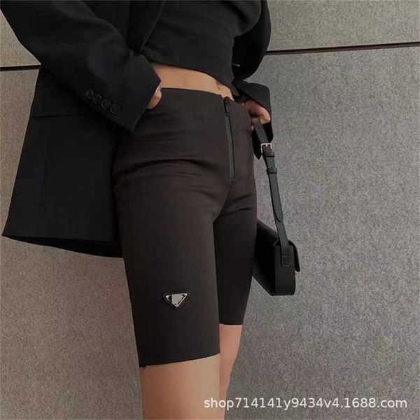 

22% off spring/summer new family tricornered cycling casual elasticity five point yoga pants thin bottom tight shorts for women, Black;white