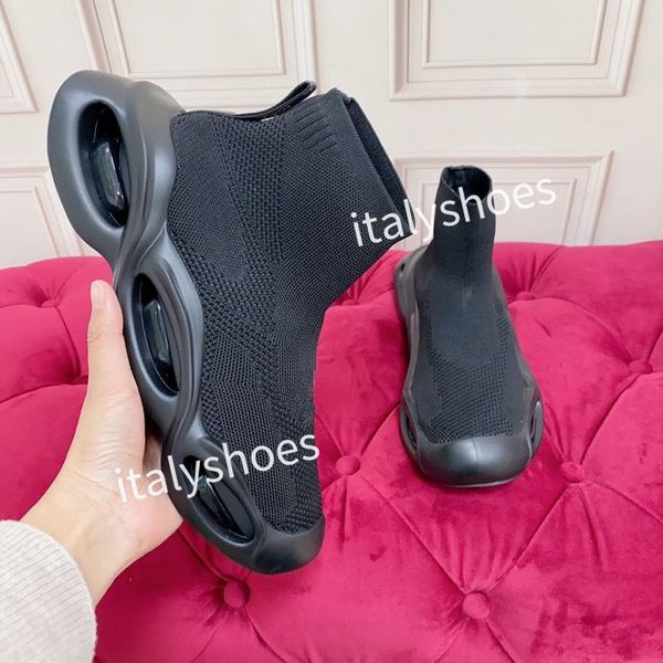 

mens designer sock shoes women flat running shoes black shoes clear sole volt graffiti lace-up socks boots designers platform
