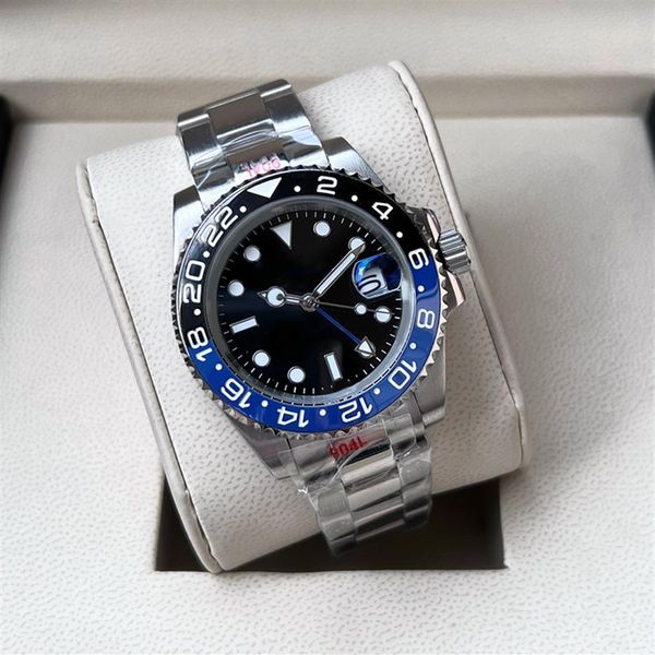 

designer men's dhgate watch movement batman watchs for men waterproof luminous 40mm automatic mechanical 904l stainless steel190u, Slivery;brown