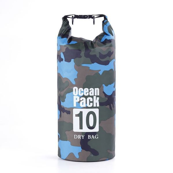 

camouflage outdoor waterproof bag shoulder beach bag swimming travel outdoor supplies