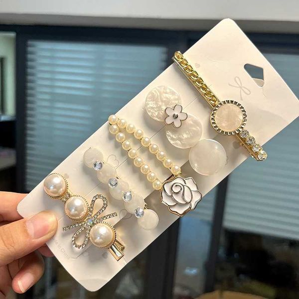 

butterfly barrettes light luxury rhinestone hairpin high grade feeling network red style edge clip fashionable side style bang clip broken g, Golden;silver