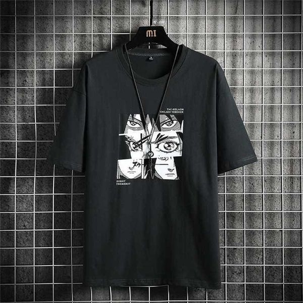 

20% off street short sleeved summer ins trendy t-shirt men's design sense niche trend loose and versatile, White;black