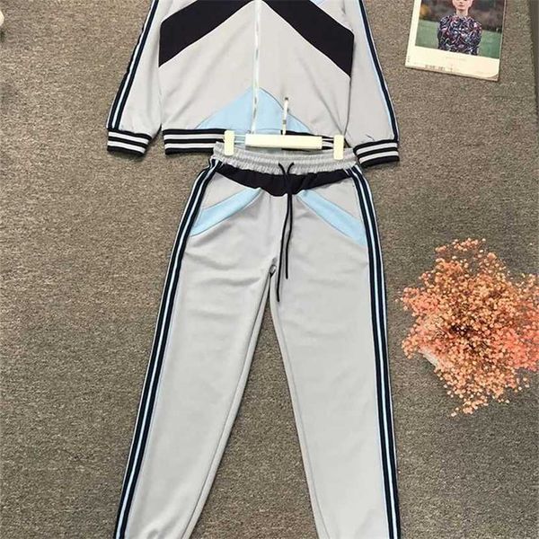 

24% off end casual pure cotton sports women's fashion two-piece set loose fitting and trendy in large sizes, White