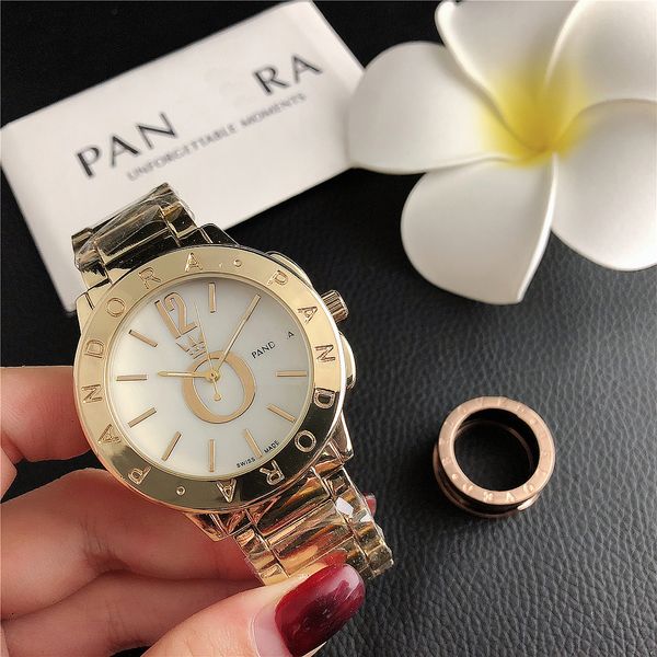 

luxury brand design 14k gold holiday gift party watch, Slivery;black
