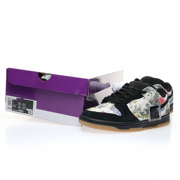 

skateboard shoes dunks low rammellzee skateboarding leisure shoes outdoor sneakers with original box