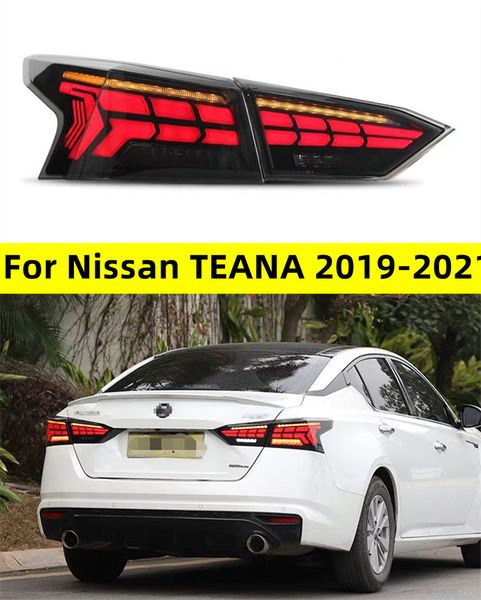 

car styling taillights for nissan teana 20 19-20 21 led taillight assembly flow light steering scanning function rear lights