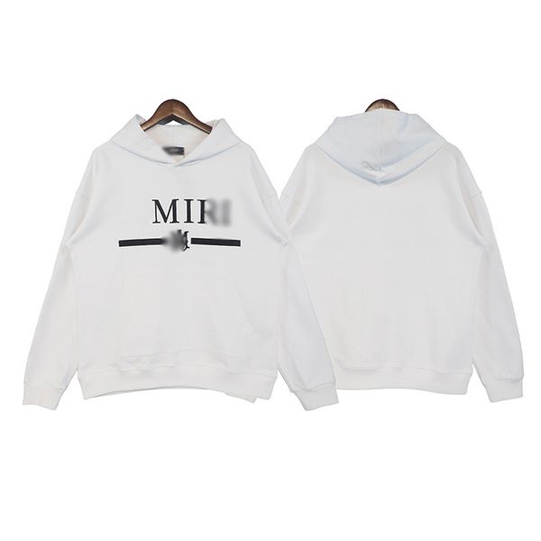 

fashion long sleeve ribbed bottom pocket black amiryes letter embroidery hoodies