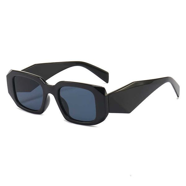 

fashion pradd cool sunglasses designer new fashion ins style p home net red same catwalk box small face couple trend, White;black