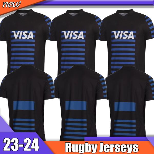 

19 21 argentina home away rugby jerseys rugby white black special edition uar argentina world cup jersey size s-3xl rugby shirts for men, Black;gray