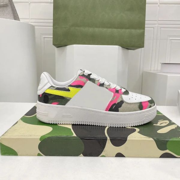 

2023 designer bapestas casual shoes mens womens sta sk8 skate men women bapesta camouflage low sneakers, Black