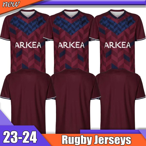 

bordeaux bergers rugby jersey international league jersey edinburgh home rugby jerseys national team size 5xl print rugby camisetas rugby sh, Black;gray